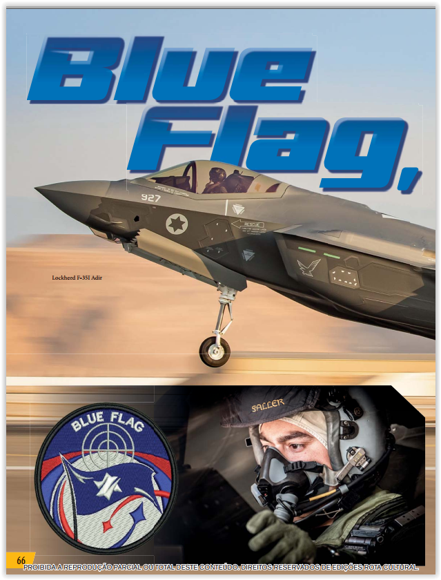 Matéria Avulsa Revista Asas (110) - Blue Flag