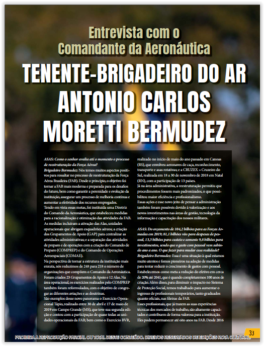 Matéria Avulsa Asas (110) - Entrevista com o Comandante da Aeronáutica