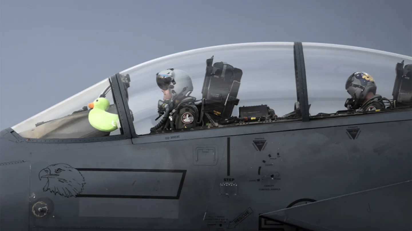 F-15E Strike Eagle da USAF. Foto: Jessi Monte