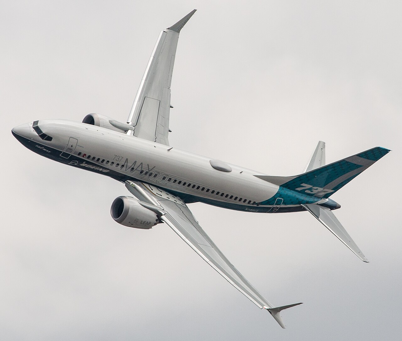 Boeing 737 Max 7. Foto: Steve Lynes