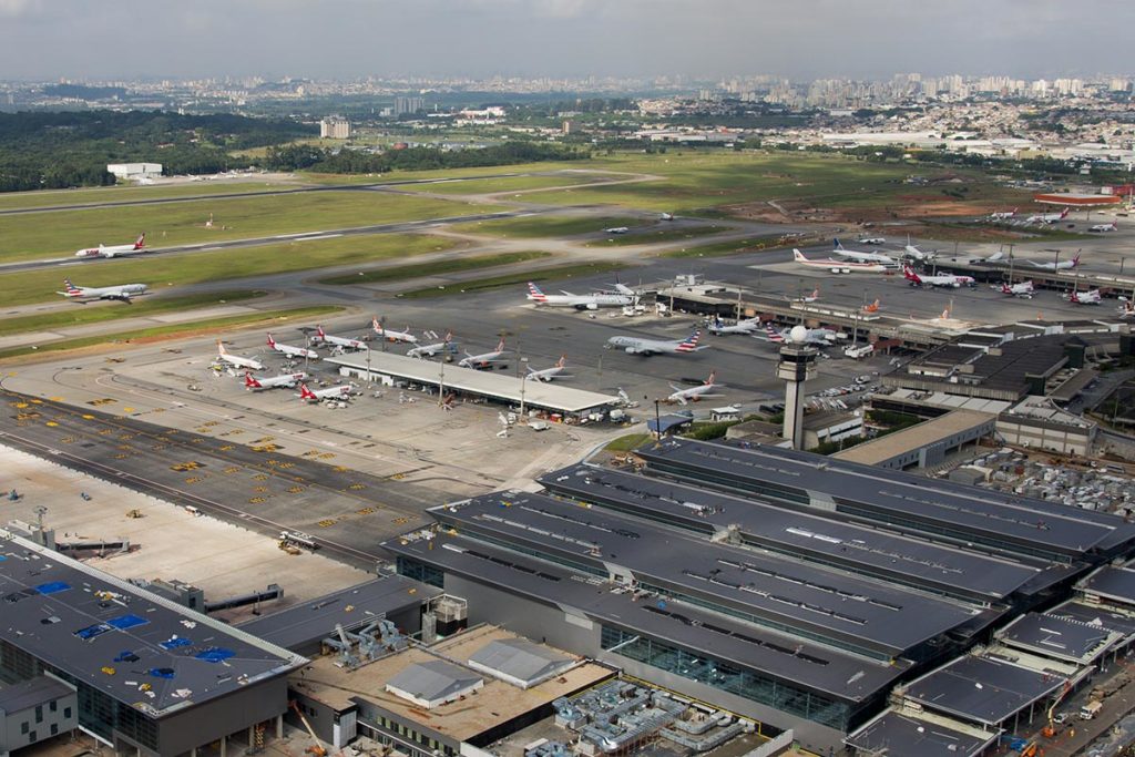 Aeroporto GRU. Foto: Delfim Martins