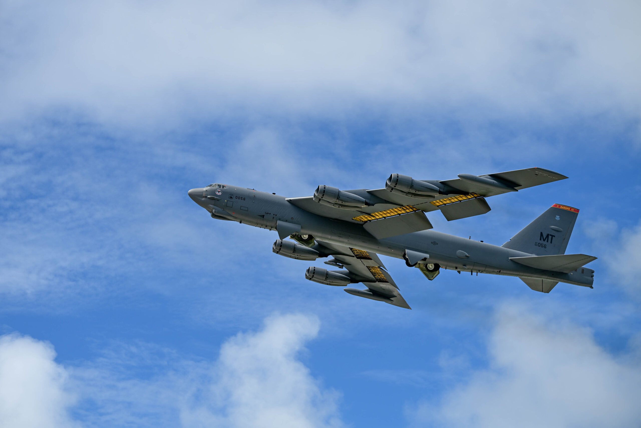 B-52H Stratofortress da U.S. Air Force. Foto: Audree Campbell